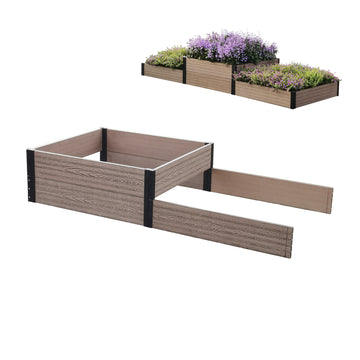 R0714E36 Terraced Double Bed Extension 36" L x 74"/38" W x 7"/14" H