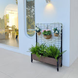 E103612W Rolling Trough Garden Planter