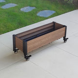 E103612W Rolling Trough Garden Planter