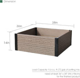 R143638 Deep Root Raised Garden Bed