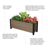 E143612(G) Footed Trough Planter