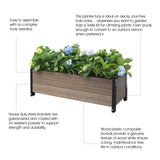 E144519(G) Footed Deckside Planter