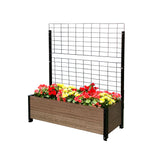 K2103(G)  Footed Deckside Planter with Trellis