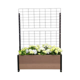 K2105(G) Footed Trough Planter with Trellis