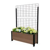 K2105(G) Footed Trough Planter with Trellis