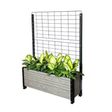 K2105(G) Footed Trough Planter with Trellis