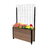 K2106(G) Footed Deep Trough Planter with Trellis