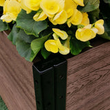 K2106(G) Footed Deep Trough Planter with Trellis