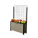 K2106(G) Footed Deep Trough Planter with Trellis