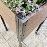 K2113(G) Elevated Corner Planter with Wheels