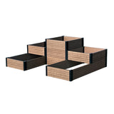 K2128 Corner & Terraced Raised Garden Bed Set A