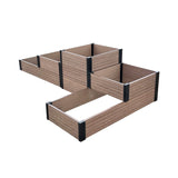 K2128 Corner & Terraced Raised Garden Bed Set A