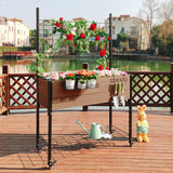 K2213(G) Mobile Garden with Trellis & Under Shelf plus Basket & Hook Kit