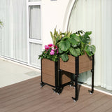 K2218(G) 2 Mobile Corner Planter Bundle