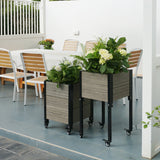 K2218(G) 2 Mobile Corner Planter Bundle