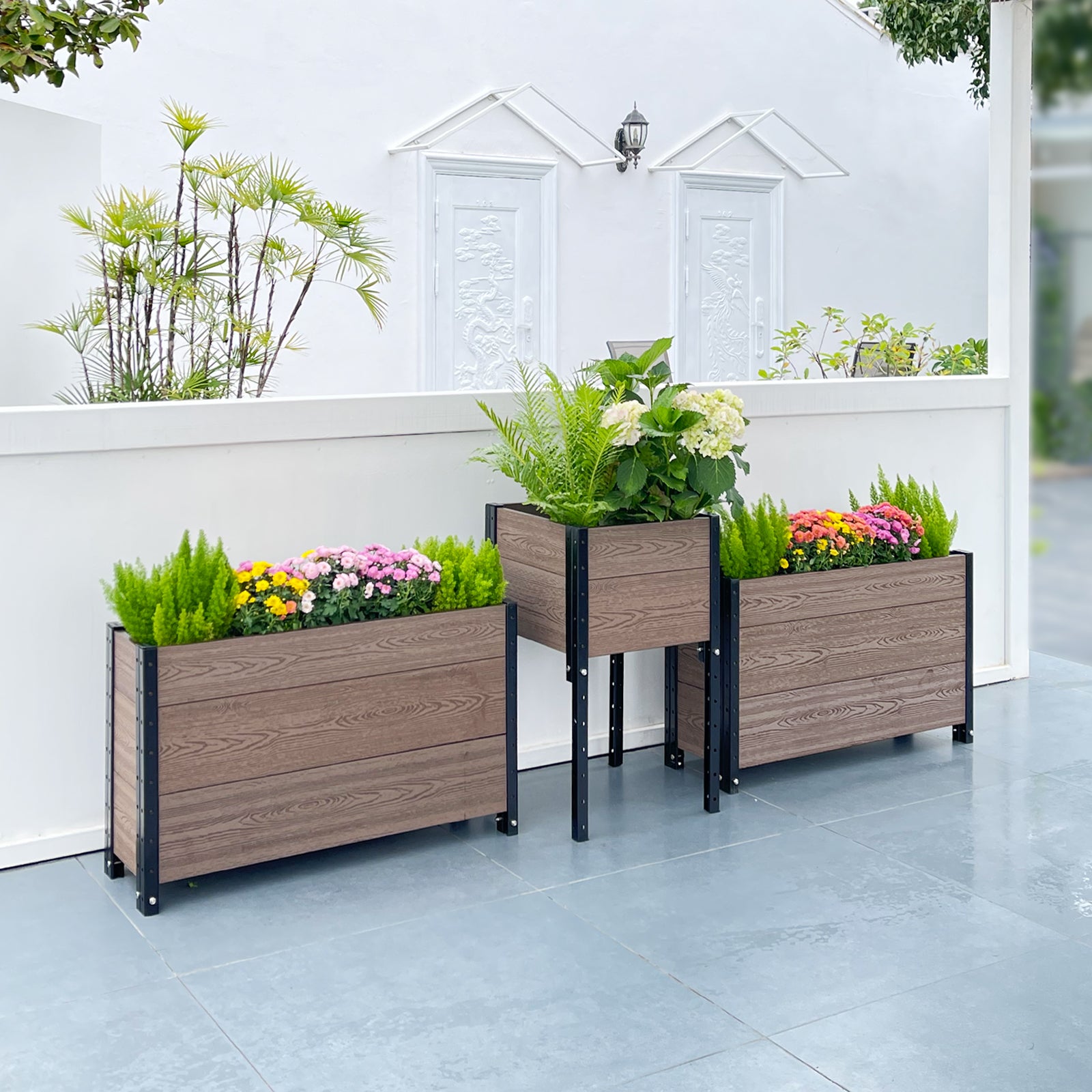 modern outdoor planter boxes