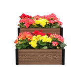 R0714C2124 Mini Cascade Raised Garded Bed 21" L x 24"/12" W x 7"/14" H