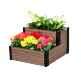 R0714C2124 Mini Cascade Raised Garded Bed 21" L x 24"/12" W x 7"/14" H