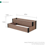 R0714C4524 Cascade Wallside Raised Garden Bed