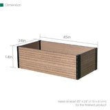 R144524 Premium Deckside Raised Garden Bed