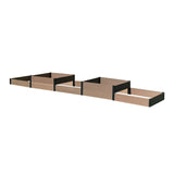 K2125 2-Tier Terraced Quintuple Raised Garden Bed