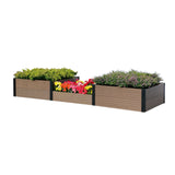 K2126 2-Tier Terraced Raised Triple Garden Bed B (Hi-Lo-Hi)