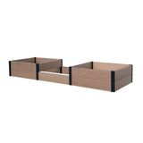 K2126 2-Tier Terraced Raised Triple Garden Bed B (Hi-Lo-Hi)